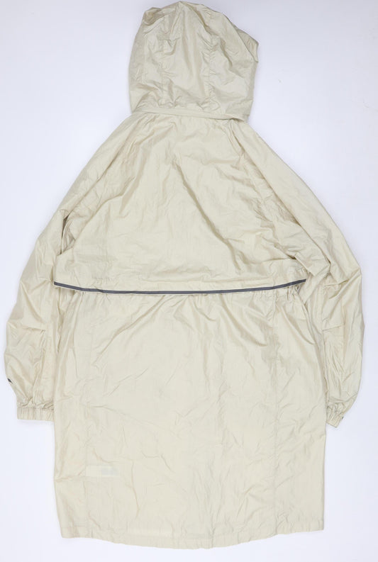 Marks and Spencer Womens Antique Cream Hooded Parka Jacket UK 10