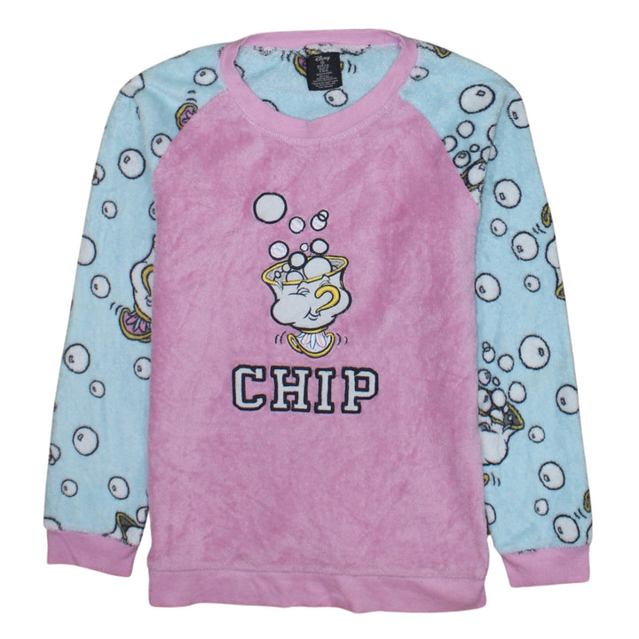Disney Women’s Multicoloured Fleece Chip Pyjama Top Size 6-8
