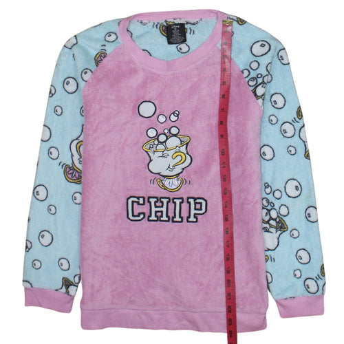 Disney Women’s Multicoloured Fleece Chip Pyjama Top Size 6-8