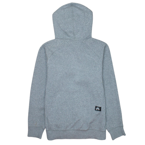 Nike SB Men's Grey Pullover Hoodie XS Regular Fit Fleece