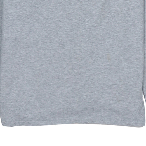 Puma Womens Grey Hoodie Size 14 Pullover Drawstring Logo Sweatshirt