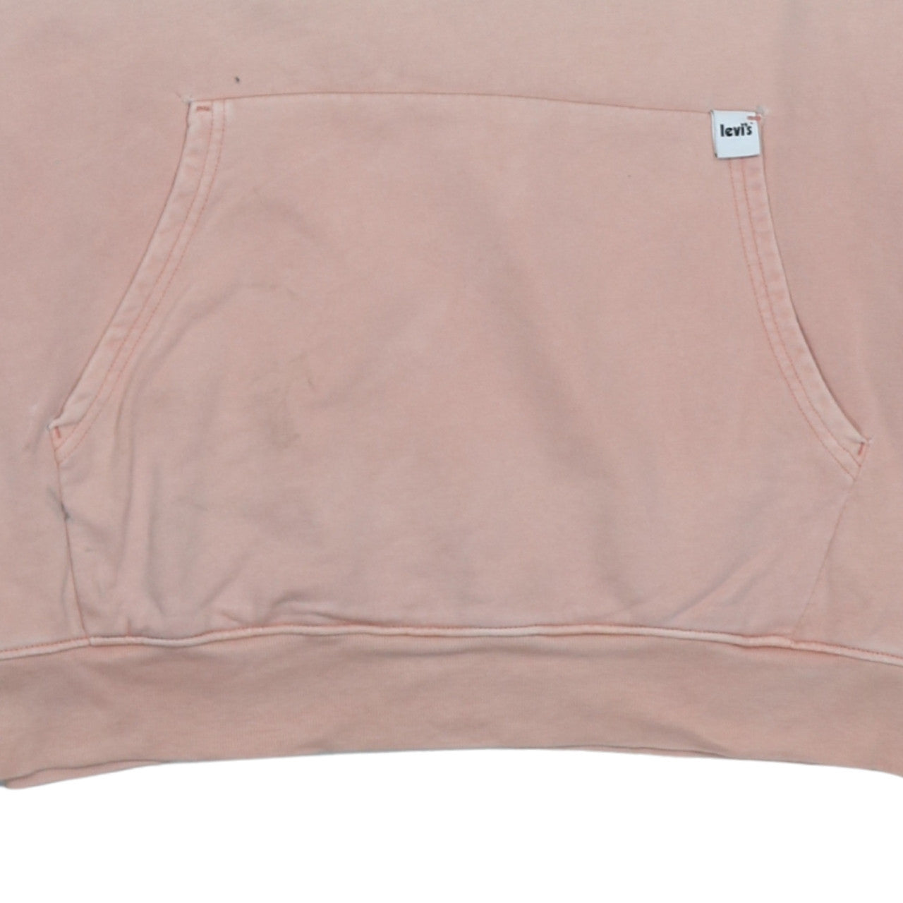 Levi's Womens Beige Pink Ombre Pullover Hoodie XS Cotton Casual