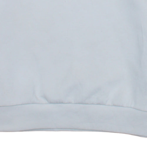 Under Armour Women White XS Pullover Sweatshirt Loose Fit Logo Crew