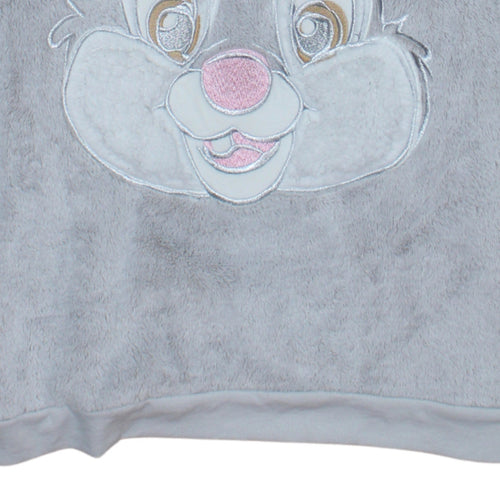 Tu Disney Thumper Grey Fleece Long Sleeve Pyjama Top Women’s Size 22