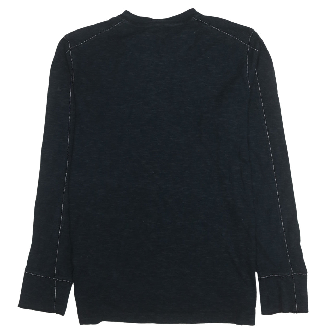Nike Men's Black Long Sleeve Crew Neck Cotton T-Shirt L