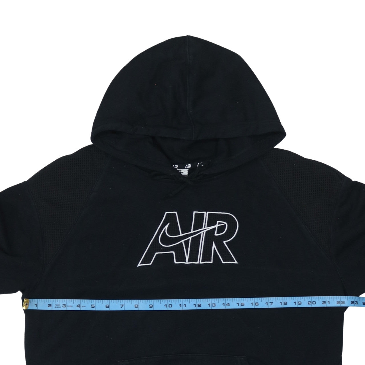 Nike Air Mens Black Pullover Hoodie Size S Regular Fit Fleece