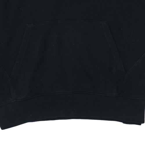Nike Air Mens Black Pullover Hoodie Size S Regular Fit Fleece