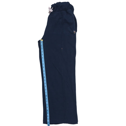 U.S. Polo Assn. Women's Blue Cotton Wide-Leg Sweatpants Size 14