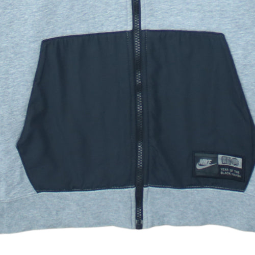 Nike Men's Grey Full Zip Hoodie XL Year of the Black Mamba Style