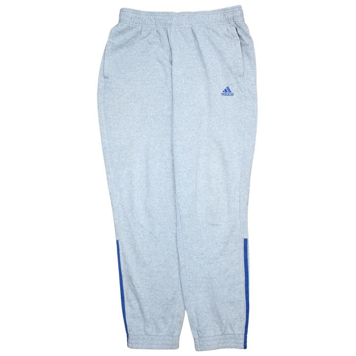 Adidas Womens Grey L Sweatpants Tapered Elastic Waist Casual Trousers