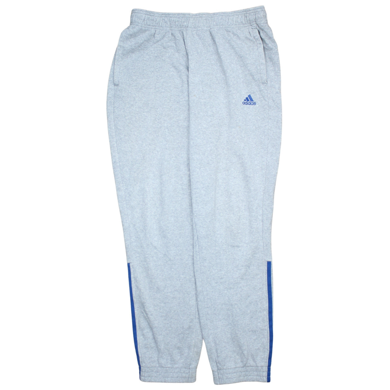 Adidas Womens Grey L Sweatpants Tapered Elastic Waist Casual Trousers