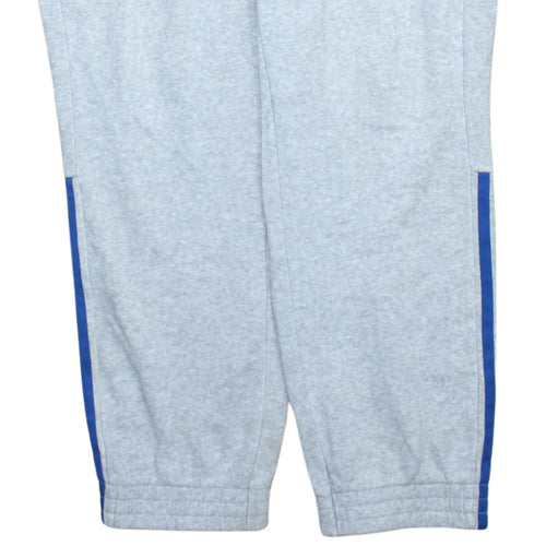 Adidas Womens Grey L Sweatpants Tapered Elastic Waist Casual Trousers