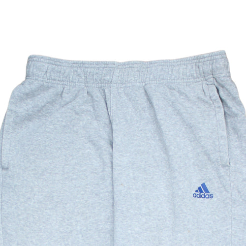Adidas Womens Grey L Sweatpants Tapered Elastic Waist Casual Trousers