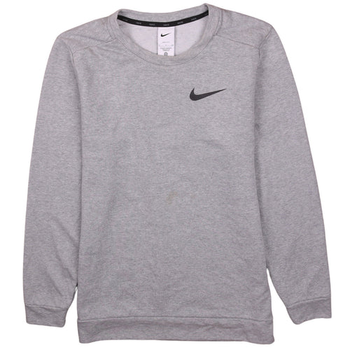 Nike Men's Grey Dri-FIT Pullover Sweatshirt Size S