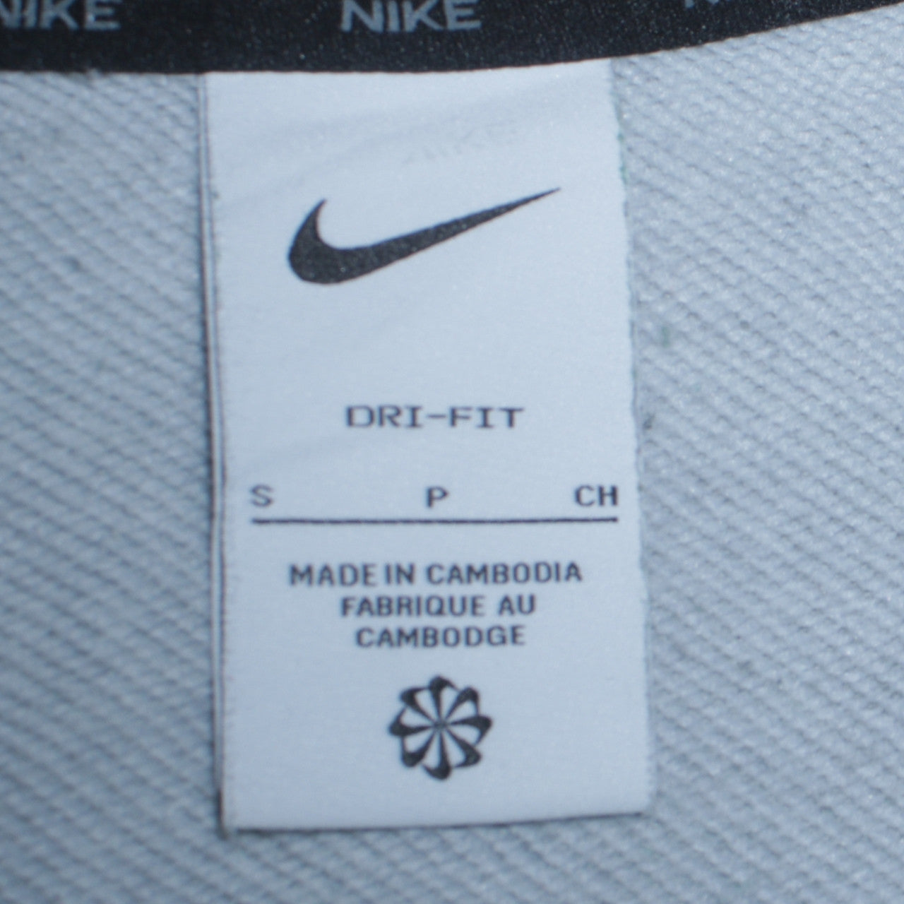 Nike Men's Grey Dri-FIT Pullover Sweatshirt Size S