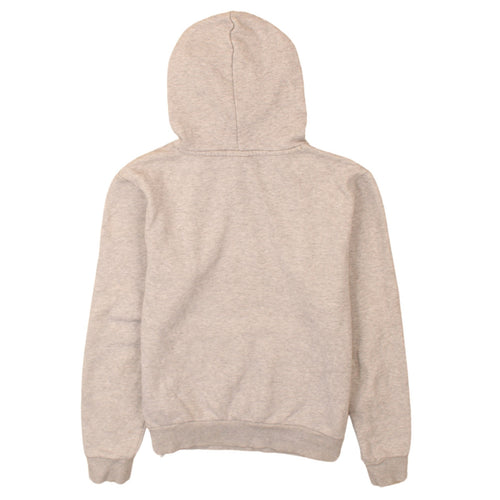 Puma Womens Grey Hoodie Size 12 Pullover Logo Hooded Sweatshirt
