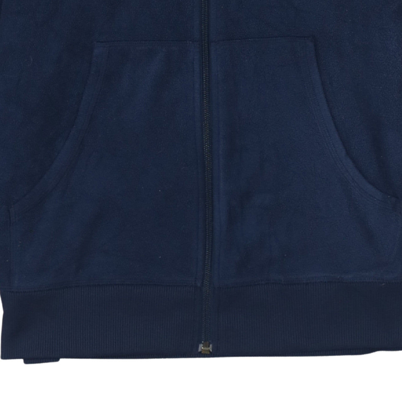 The North Face Boys Navy Blue Full Zip Fleece Hoodie L/G