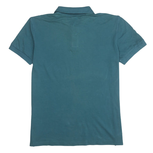 BOSS Men's Green Pima Cotton Polo Shirt Size L Regular Fit