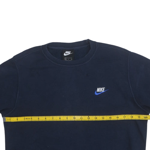 Nike Men's Blue Crew Neck Pullover Sweatshirt Size S