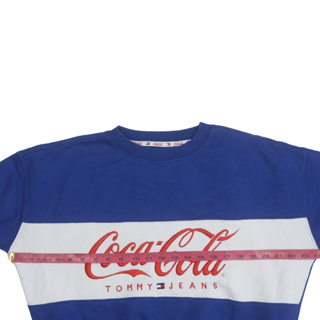 Tommy Jeans Women Blue Coca-Cola Crew Neck Sweatshirt M