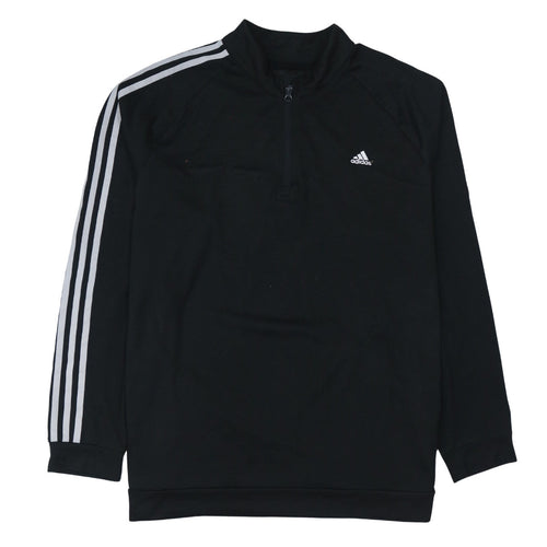 Adidas Men's Black XL 1/4 Zip Logo Golf Sweatshirt