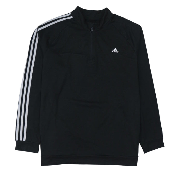 Adidas Men's Black XL 1/4 Zip Logo Golf Sweatshirt