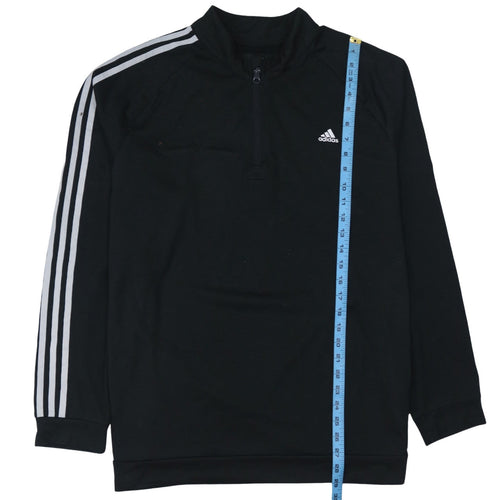 Adidas Men's Black XL 1/4 Zip Logo Golf Sweatshirt