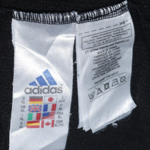 Adidas Men's Black XL 1/4 Zip Logo Golf Sweatshirt