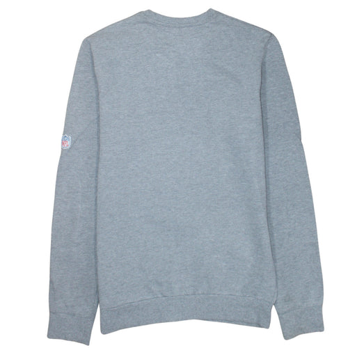 Tu Men Grey Patriots Graphic Crew Neck Sweatshirt Size S