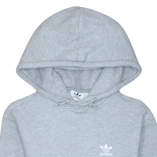 Adidas Men’s Grey Pullover Hoodie XS Regular Fit Fleece