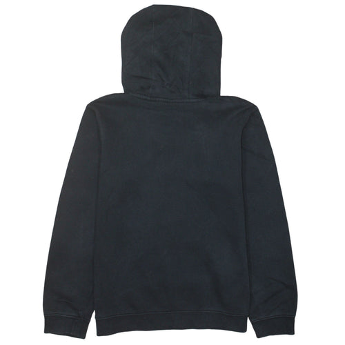 Nike Boys Black XL Pullover Hoodie with Multi Logo Print