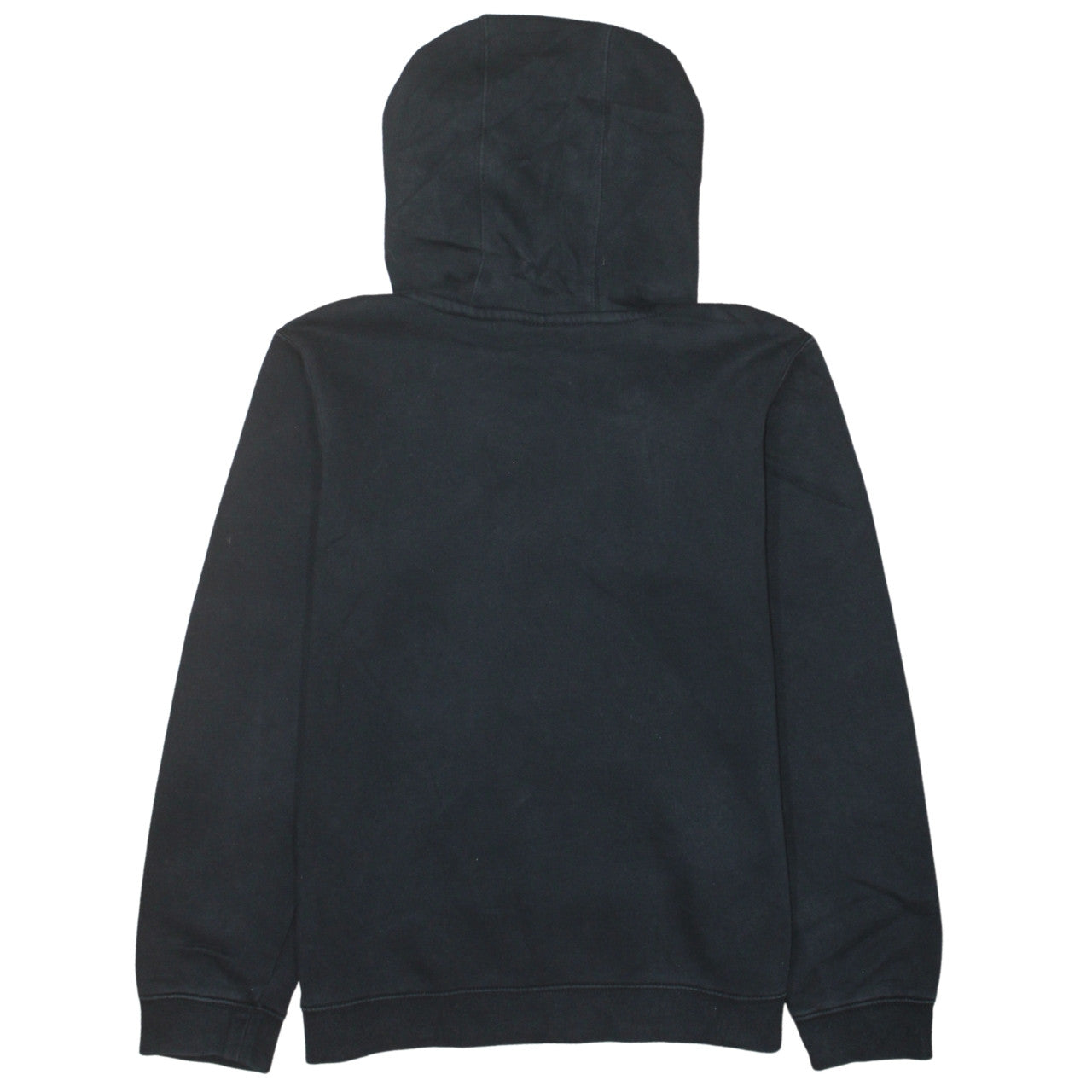 Nike Boys Black XL Pullover Hoodie with Multi Logo Print