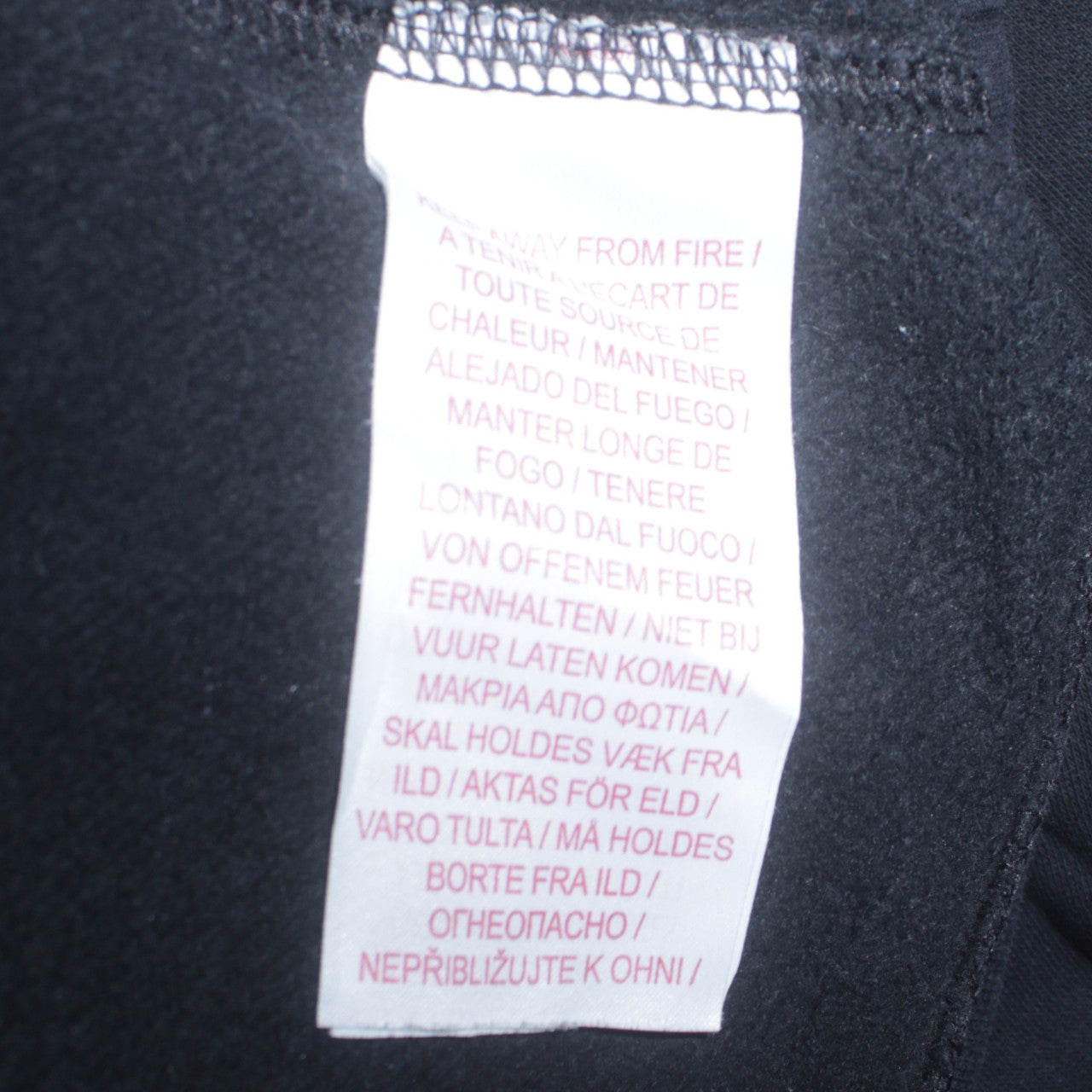 Nike Boys Black XL Pullover Hoodie with Multi Logo Print