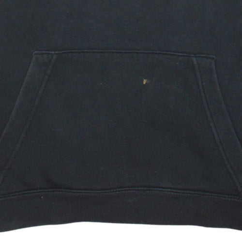 Nike Boys Black XL Pullover Hoodie with Multi Logo Print