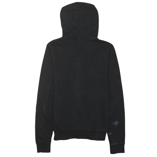 Puma Women's Black Full Zip Hoodie Small Cotton Blend Casual Wear