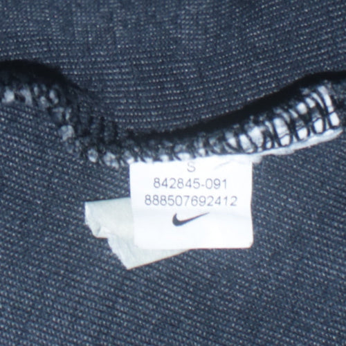 Nike Women’s Grey Full Zip Hoodie Size S Fleece Lined Sportswear
