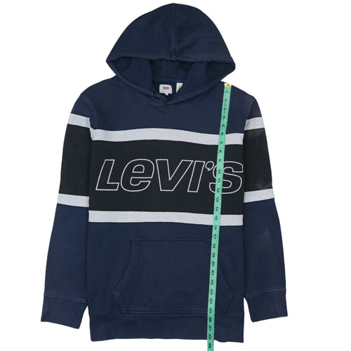 Levi's Men's Blue Logo Pullover Hoodie Size L