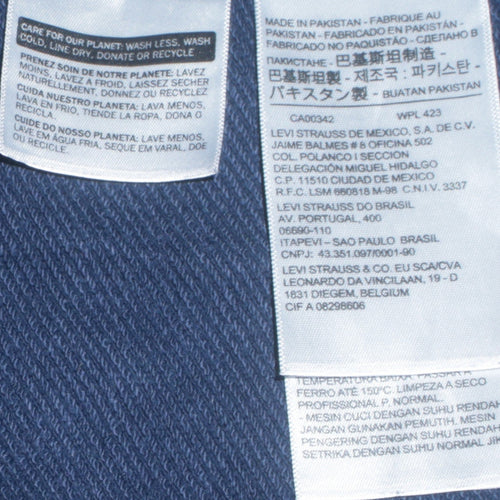 Levi's Men's Blue Logo Pullover Hoodie Size L