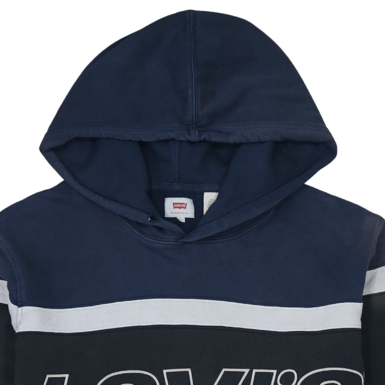 Levi's Men's Blue Logo Pullover Hoodie Size L