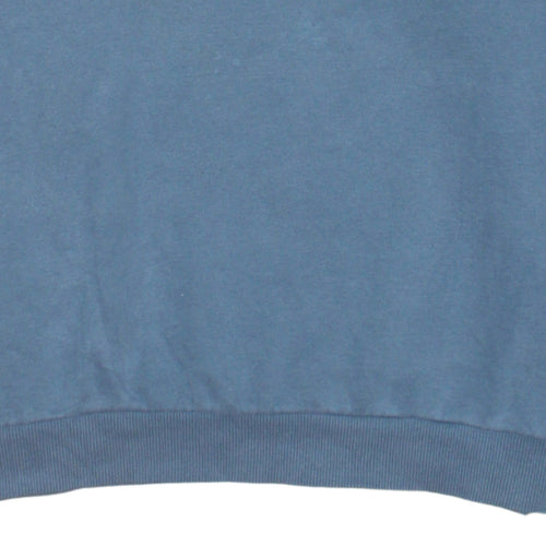 Puma Women's Blue Crew Neck Pullover Sweatshirt Medium