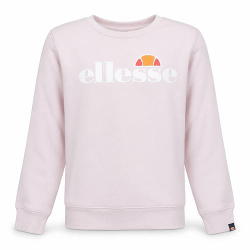 Ellesse Girls Pink Logo Crew Neck Long Sleeve Pullover Sweatshirt 13-14Y