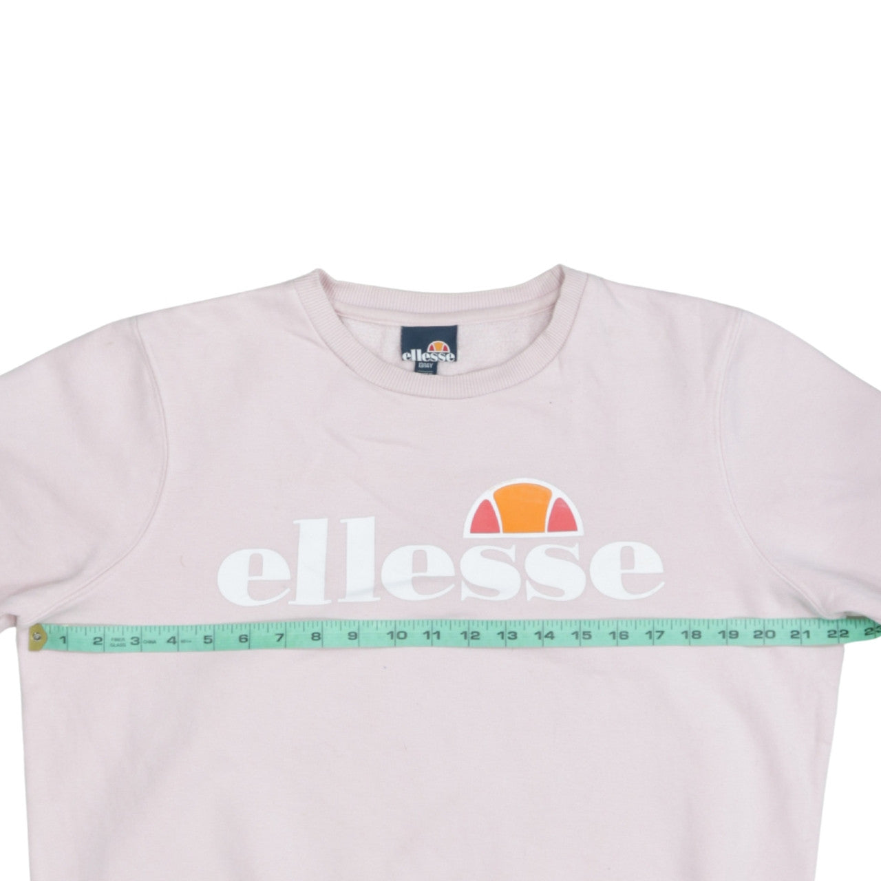 Ellesse Girls Pink Logo Crew Neck Long Sleeve Pullover Sweatshirt 13-14Y