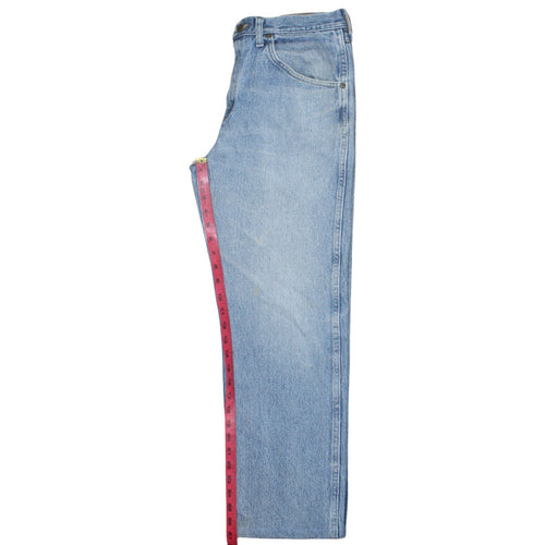 Wrangler Men's Blue Regular Fit Straight Leg 33x30 Denim Jeans