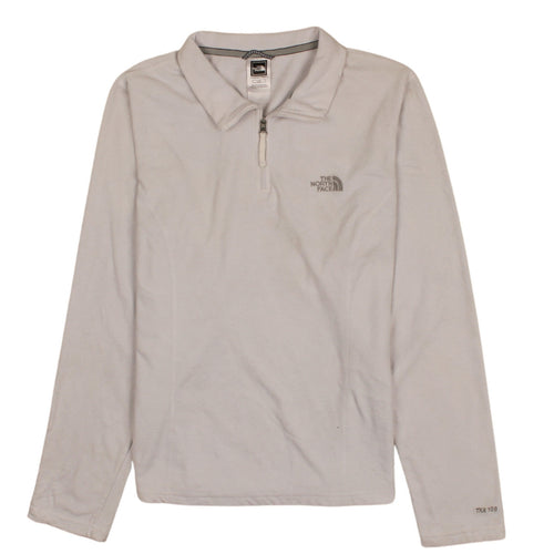 The North Face Womens Beige Fleece Pullover Sweatshirt Size L
