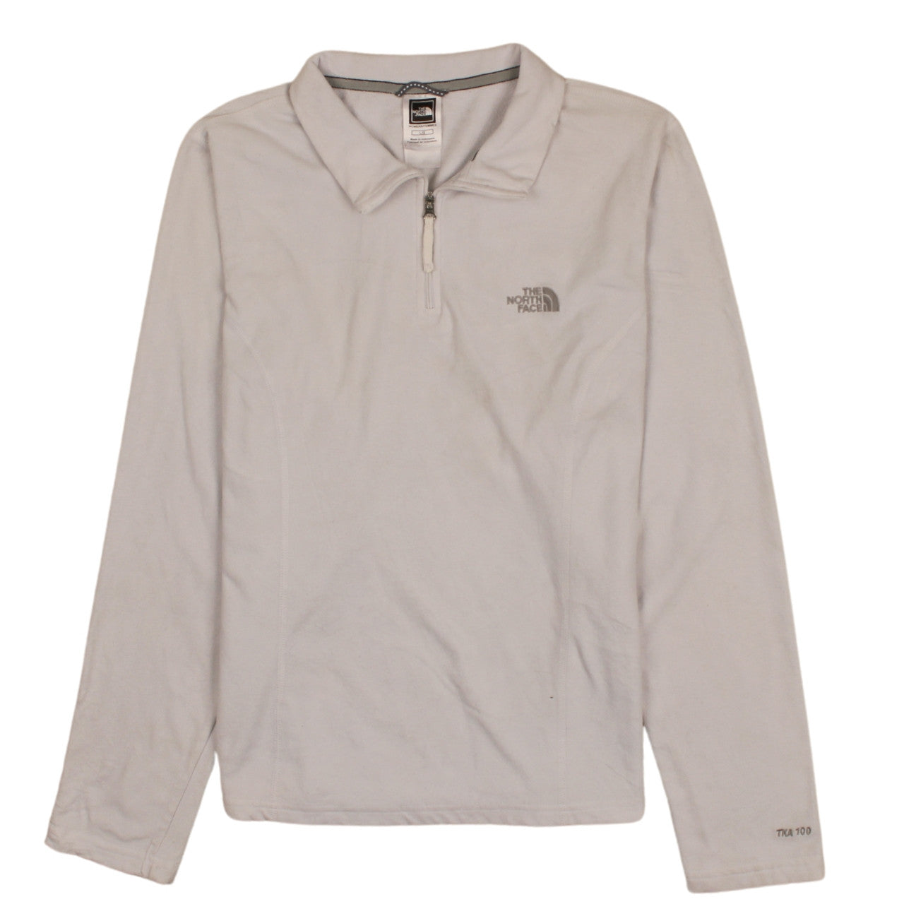 The North Face Womens Beige Fleece Pullover Sweatshirt Size L