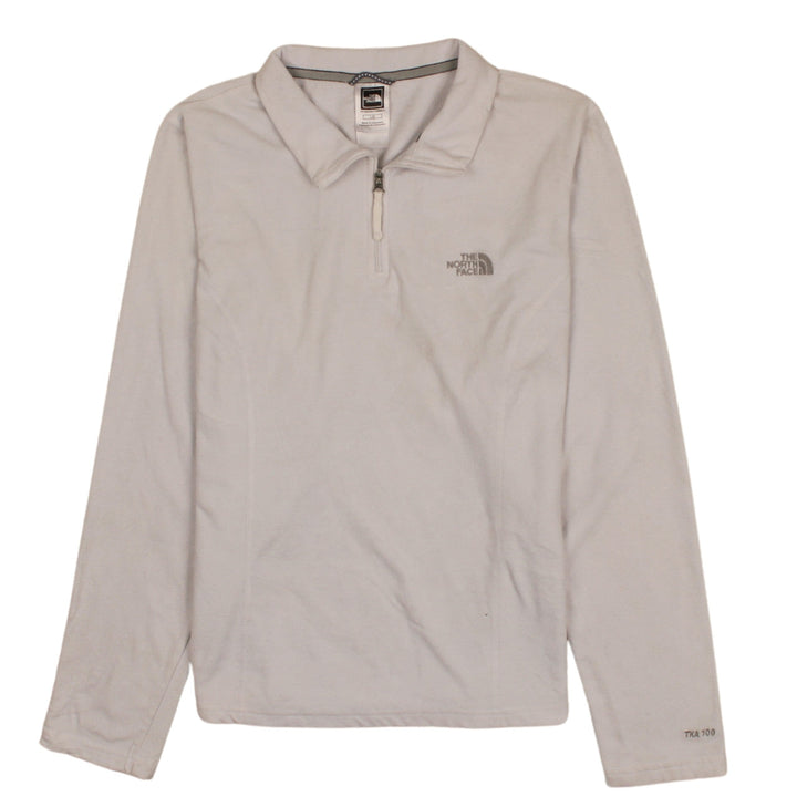 The North Face Womens Beige Fleece Pullover Sweatshirt Size L