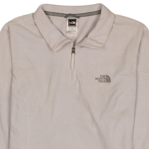 The North Face Womens Beige Fleece Pullover Sweatshirt Size L