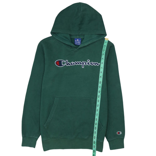 Champion Boys Green Pullover Hoodie XL 13-14 Years Fleece Lined Casual