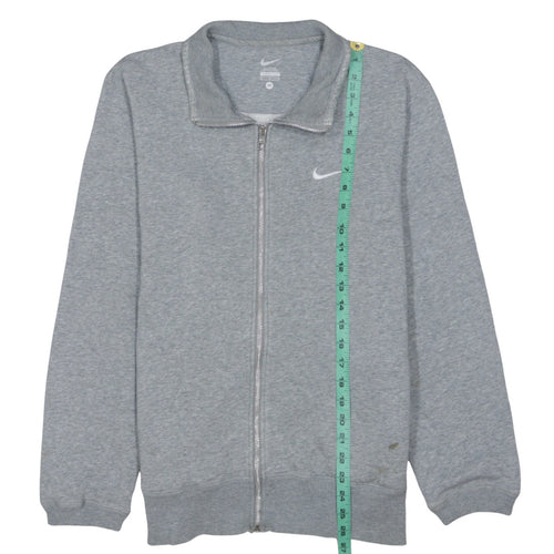 Nike Men's Grey Full Zip Sweatshirt Medium Classic Fit