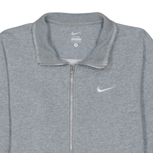 Nike Men's Grey Full Zip Sweatshirt Medium Classic Fit